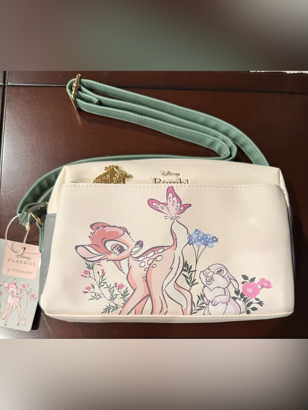 Primark x Disney Cream Bambi and Thumper Crossbody Camera Bag *NWT - Picture 2 of 12